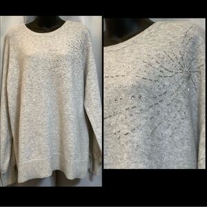 Reitmans Sweater Women’s Size XL Rock & Shine NWOT Knit Grey